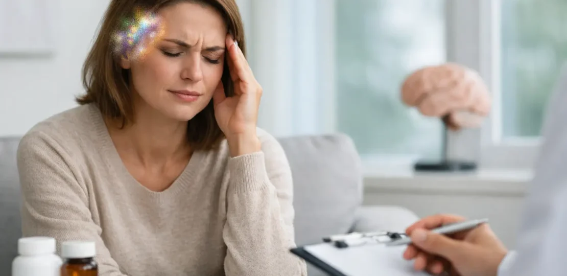 Tratamento da enxaqueca com aura e prevenção
